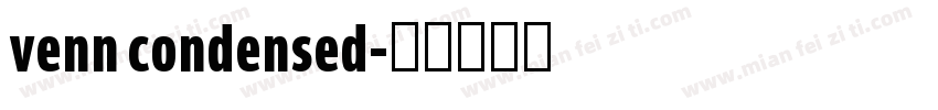venn condensed字体转换